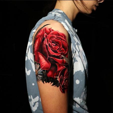Tattoos - Chris Good Rose - 140391